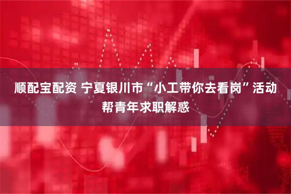 顺配宝配资 宁夏银川市“小工带你去看岗”活动帮青年求职解惑